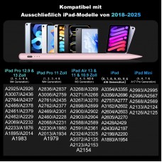 Digiroot Tablet Stift für Apple iPad (2018-2022),Schnellaufladender Stylus Pen mit USB C,Palm Rejection & Neigungssensitivität, Magnetische Tabletstift für iPad 6/7/8/9/10/11, Pro 11"/12.9"/M4(Weiß)